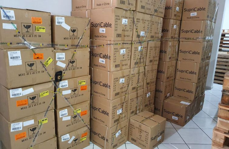Anatel combate pirataria de produtos de telecomunicações no ES e em mais 10 estados