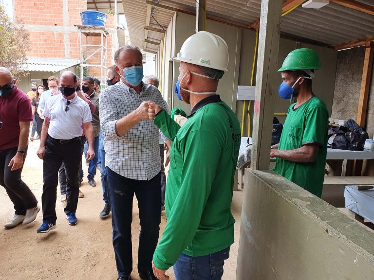 Governador visita obras de reforma e ampliação de escolas estaduais em Afonso Cláudio