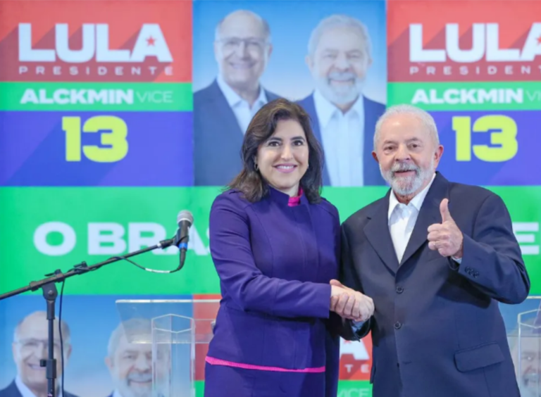 Tebet se reúne com Lula e promete “apoio total” na campanha