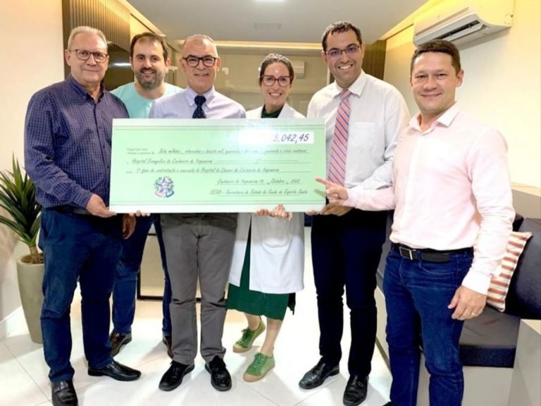 Hospital Evangélico de Cachoeiro recebe quase 8 milhões do Estado para construção do Hospital do Câncer