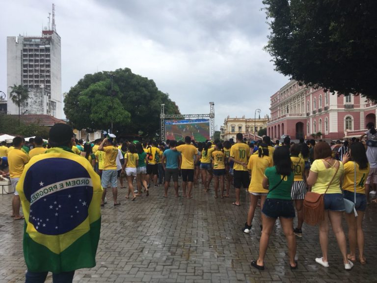 Alerta de chuvas intensas para esta quinta-feira, estreia do Brasil na Copa