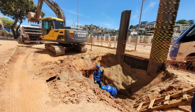 Macrodrenagem: avenida Beira Rio em Cachoeiro é interditada preventivamente