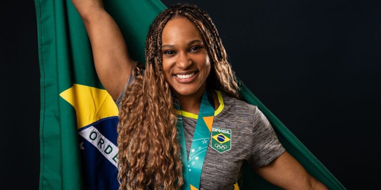 Rebeca Andrade é indicada ao Oscar do Esporte