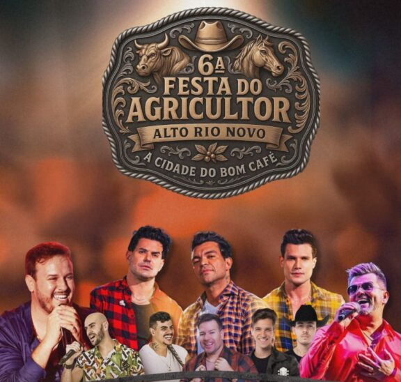 Festa do Agricultor 2025 começa em Alto Rio Novo com programação cultural e shows gratuitos
