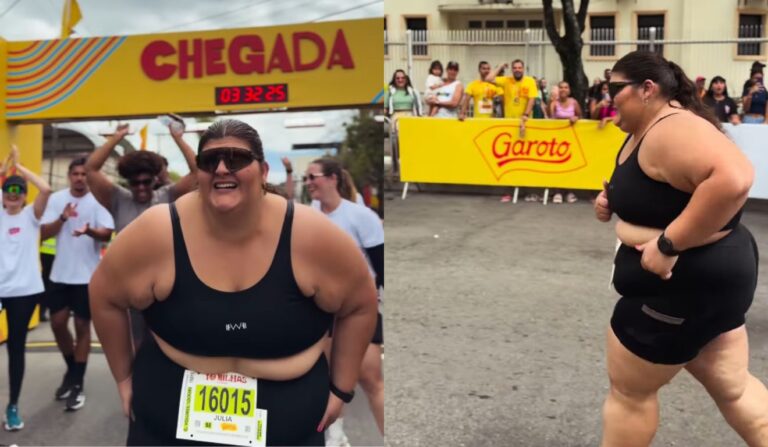 Influenciadora capixaba corre ‘Dez Milhas Garoto’ e celebra superação