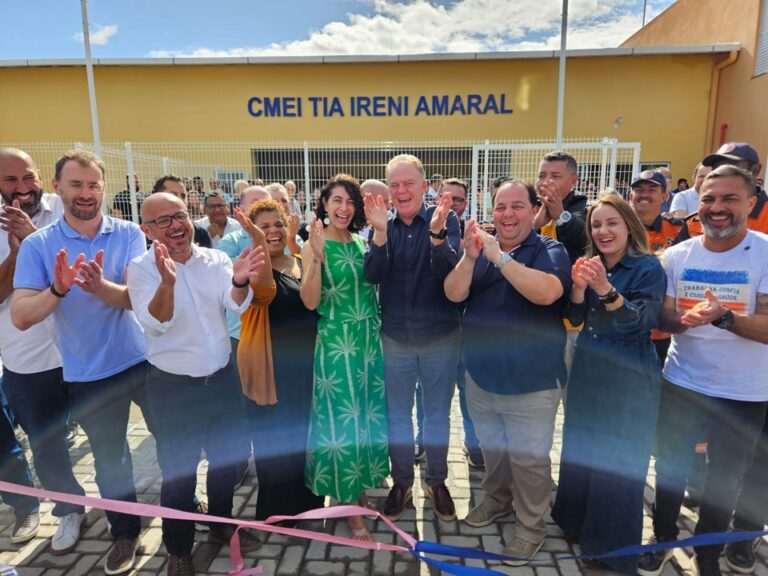 Casagrande inaugura novo CMEI e UBS em Anchieta e anuncia mais de R$ 10 milhões em investimentos em Educação e Saúde