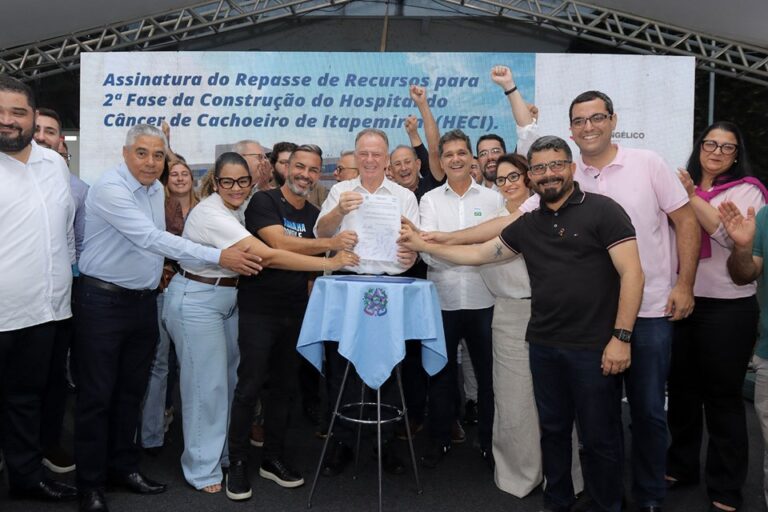 Casagrande anuncia investimento para conclusão da 2ª etapa do Hospital do Câncer de Cachoeiro