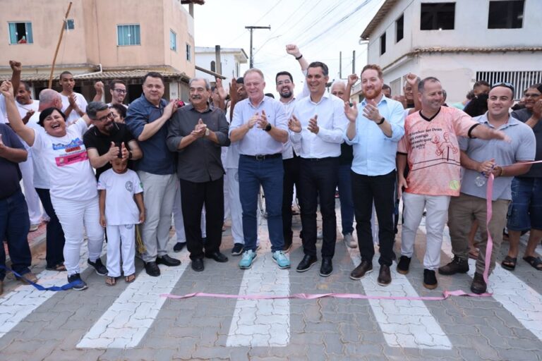 Casagrande inaugura obras de infraestrutura e anuncia novos investimentos em Marataízes