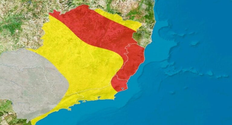 Alerta de perigo no ES: previsão indica temporais violentos nesta terça-feira