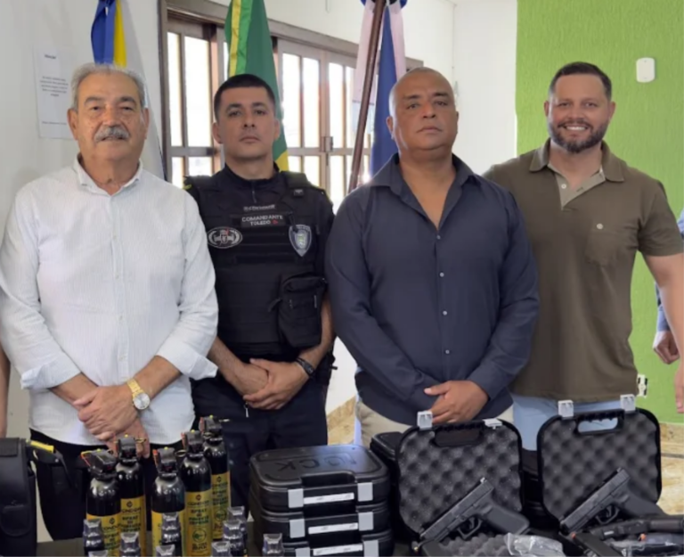 Guarda Municipal de Marataízes recebe novo armamento e se torna a primeira do Estado a contar com pistolas Glock G17