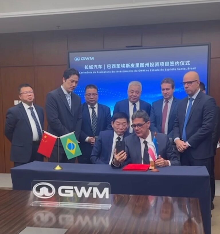 Ricardo Ferraço anuncia termo de compromisso da GWM para a instalação de indústria de veículos no ES