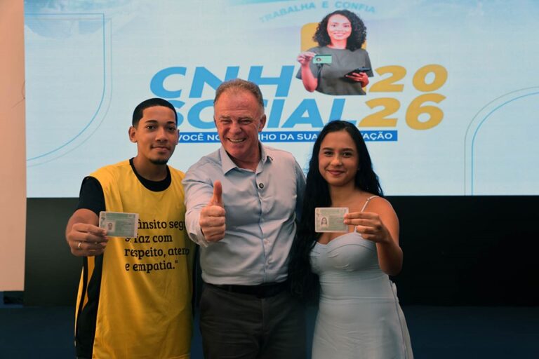Estado abre inscrições para 9 mil carteiras de habilitação gratuitas no CNH Social 2026