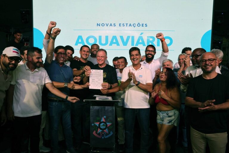 Ricardo e Casagrande ampliam Sistema Aquaviário e anunciam novas estações em Vitória