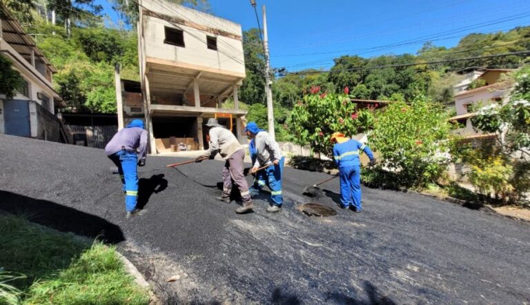 Prefeitura de Cachoeiro avança com recapeamento asfáltico no bairro Alto Amarelo